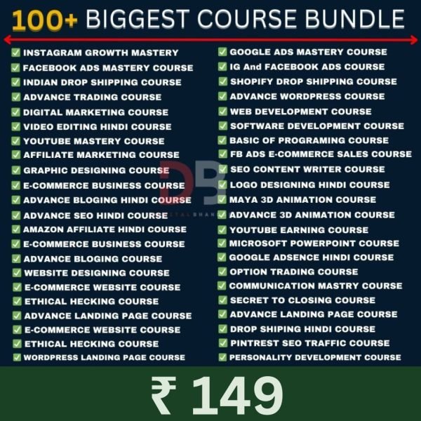 100+ Course Offer